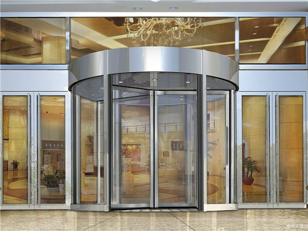 二翼自动旋转门