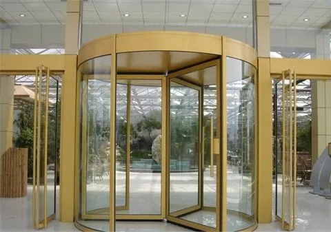 如何调整酒店旋转门的运行速度及运行模式?